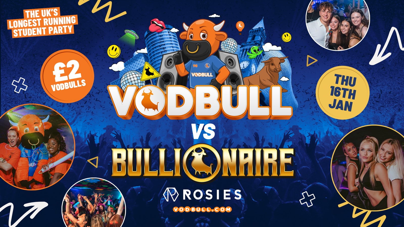 Vodbull vs Bullionaire [FINAL TIX] at Rosies is back for 2025!! 16/01/25