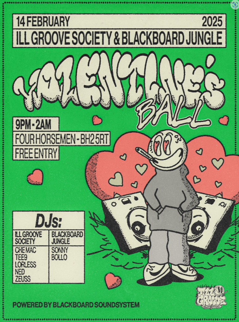 Blackboard Jungle x Ill Groove Society – Valentines Ball