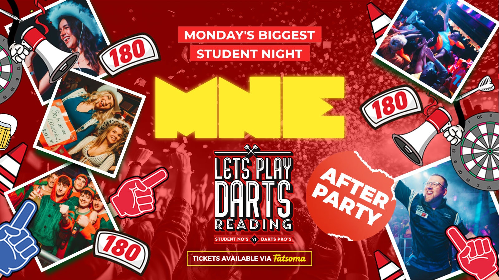 MNE – LET’S PLAY DARTS AFTERPARTY🎯🕺🏻💛