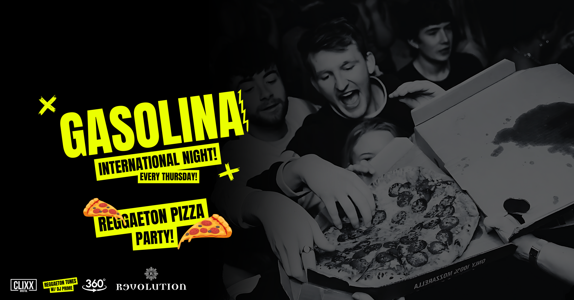 Gasolina Bristol 🔥  Reggaeton Pizza Party w/ DJ Prime x 360