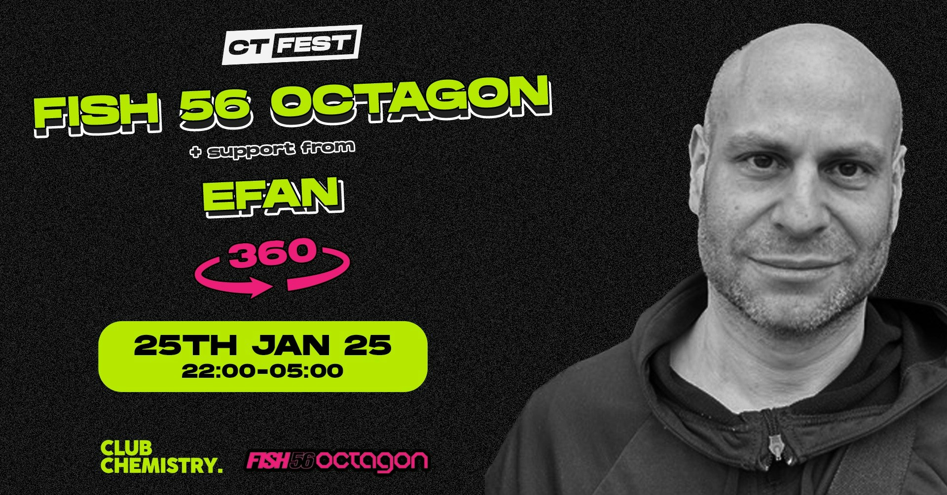 CT Fest ∙ FISH 56 OCTAGON & EFAN (a 360° experience) *95% TICKETS SOLD* | Canterbury