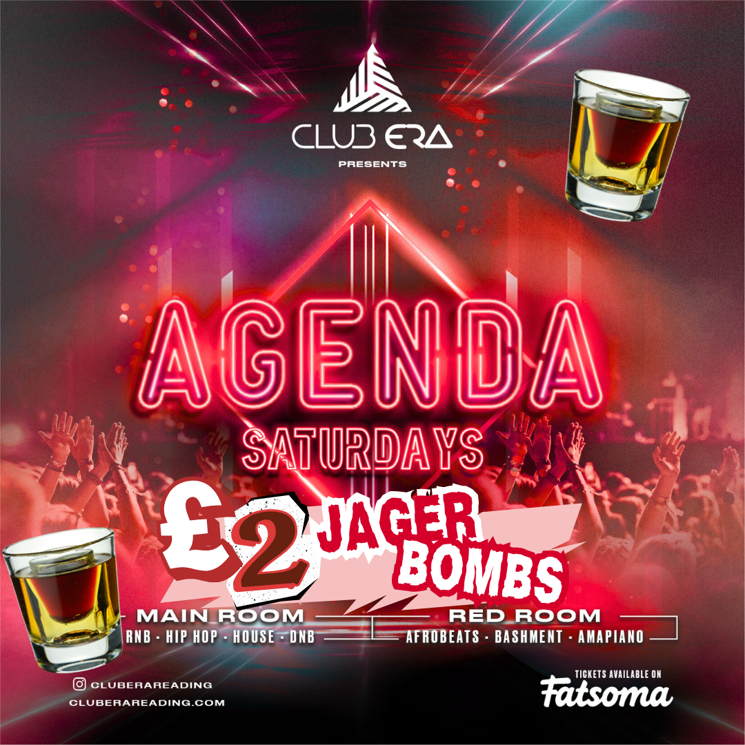 AGENDA SATURDAYS – £2 JBOMBS