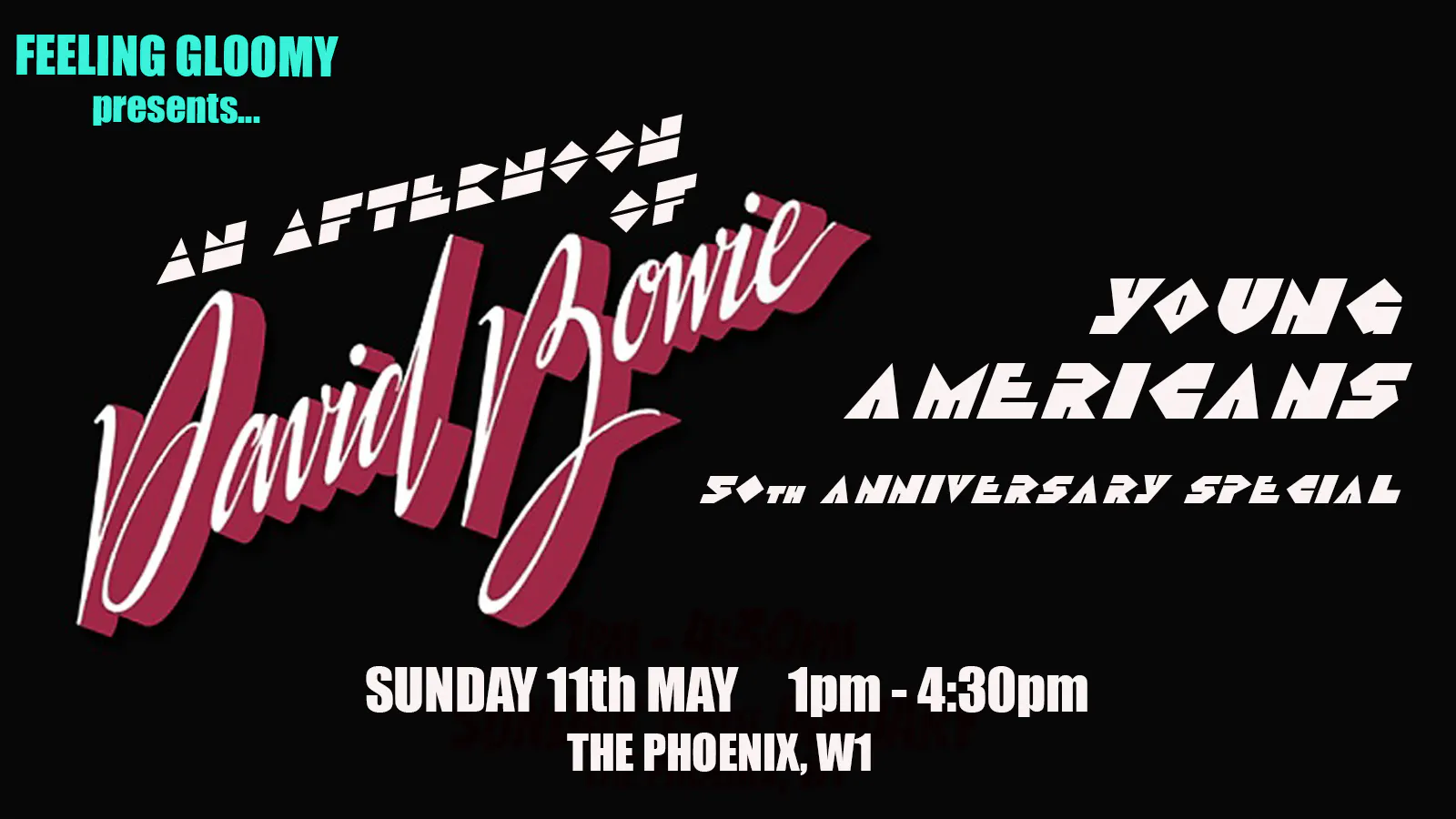 An Afternoon of David Bowie: Young Americans 50th Anniversary Special ...