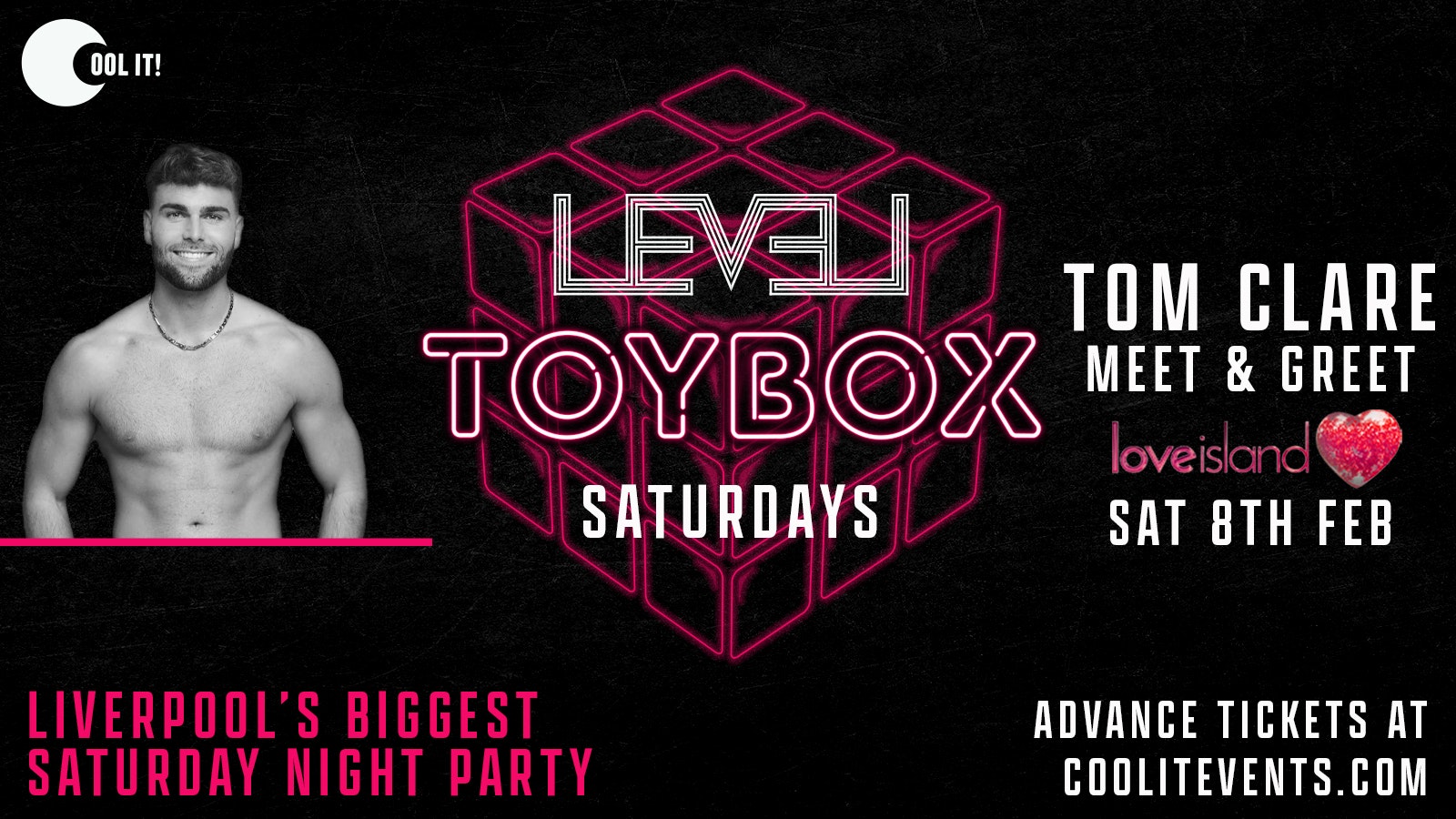 T O Y B O X  Saturdays hosted by TOM CLARE (Love Island)  🏝️