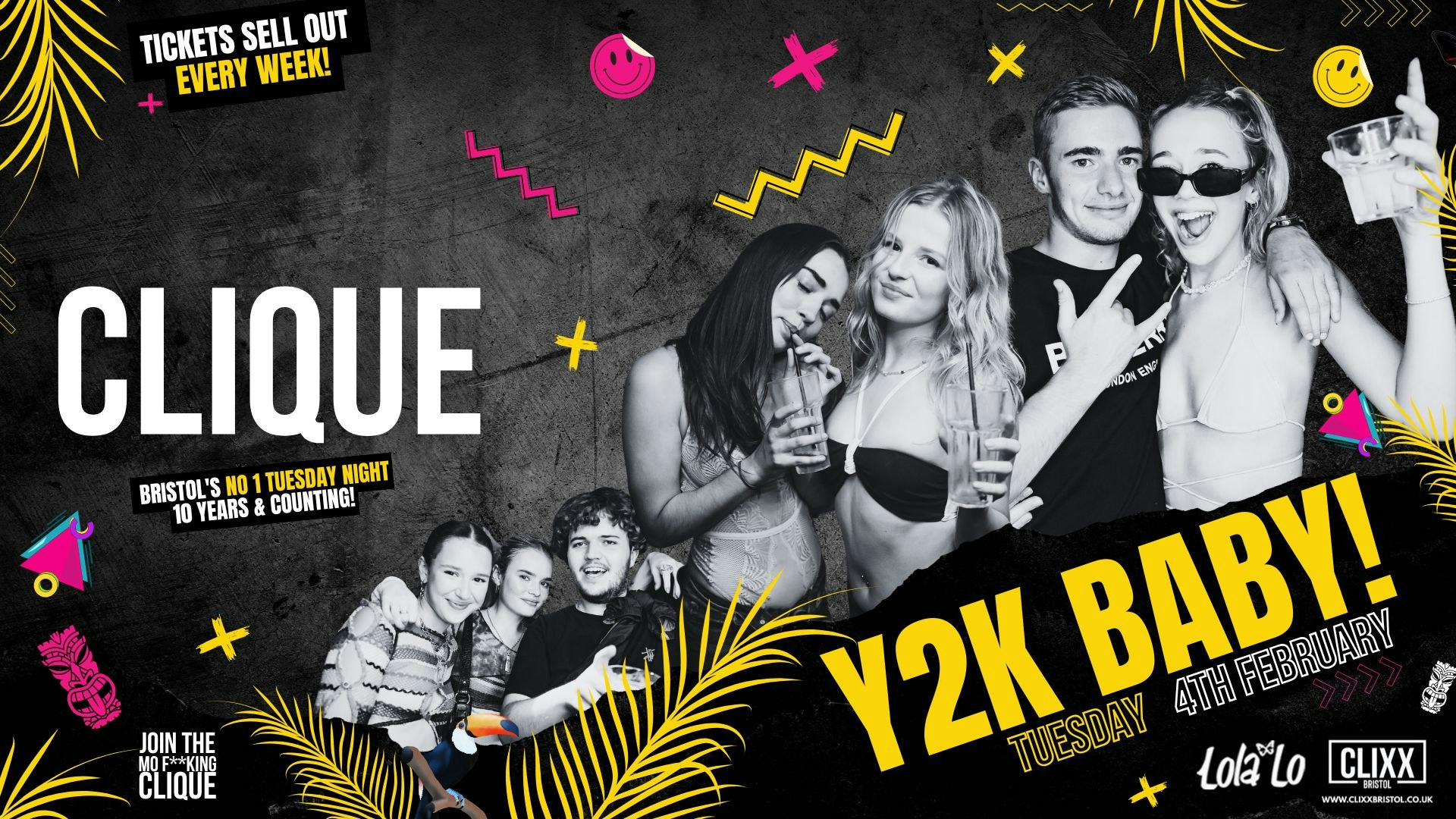 CLIQUE | Y2K Baby!🔥  £1.50 J Bombs 😍 Join The Mo F**king Clique