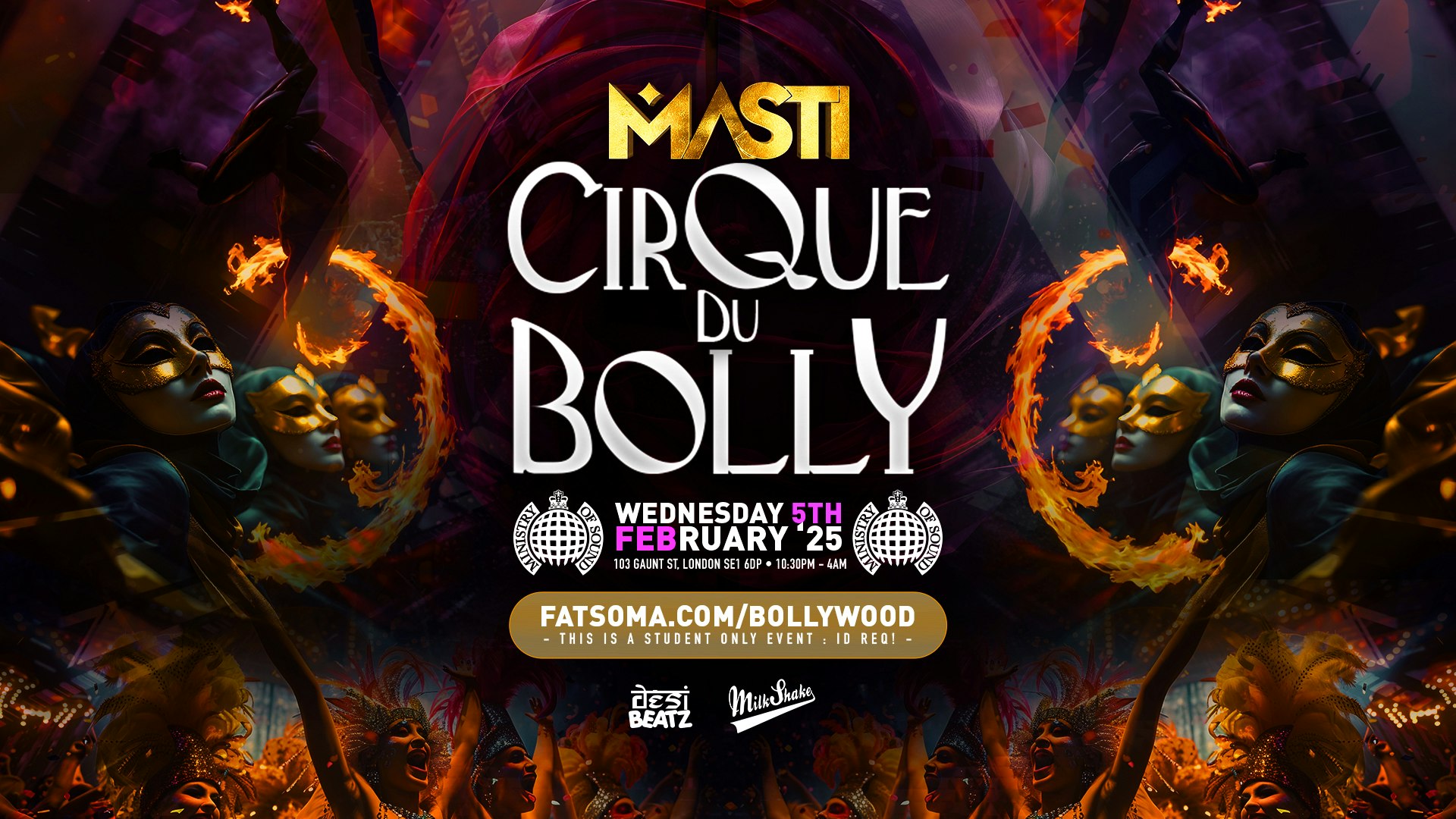 MASTI : CIRQUE DU BOLLY!