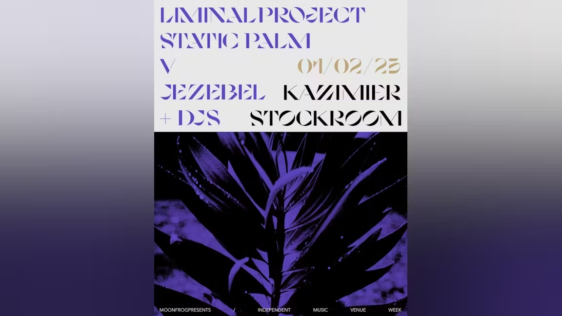 Moonfrog Presents; LIMINAL PROJECT // STATIC PALM // V // JEZEBEL