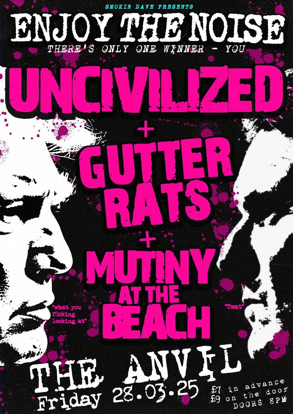Uncivilised / Mutiny at the Beach / Gutter Rats