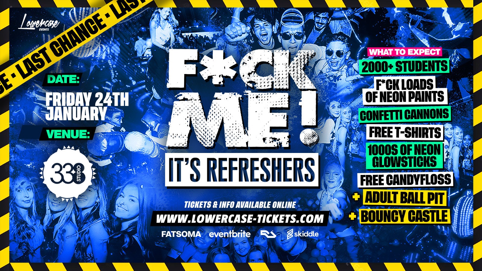 F*CK ME ITS RE-FRESHERS 2025 @ STUDIO 338🔥