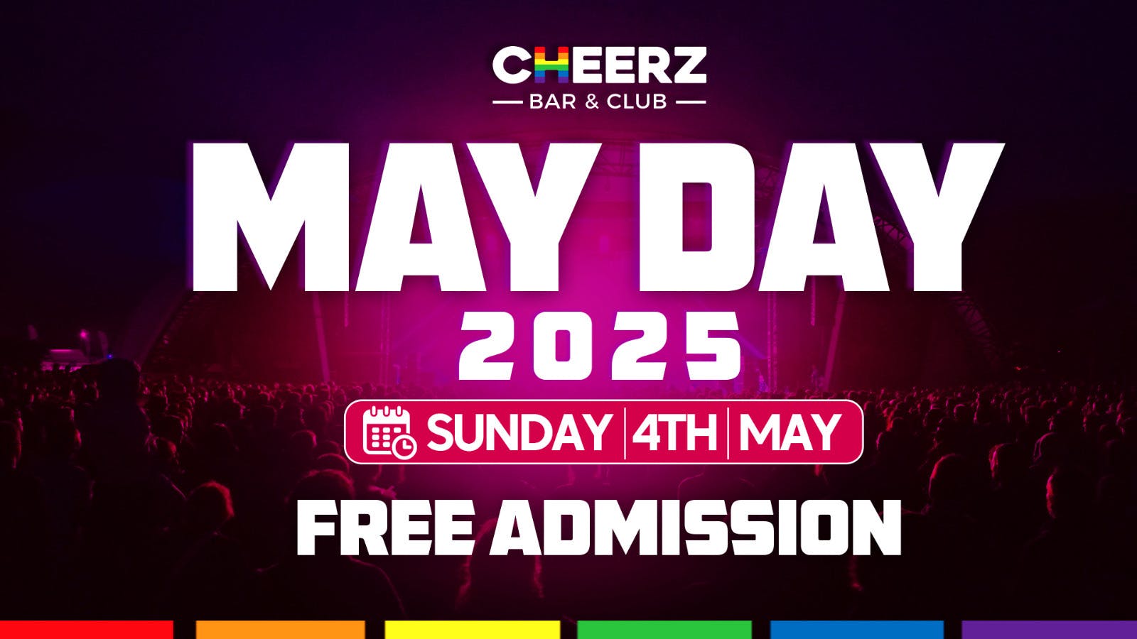 May Day Bank Holiday Party 2025 at CHEERZ, Aberdeen on 4th May Fatsoma