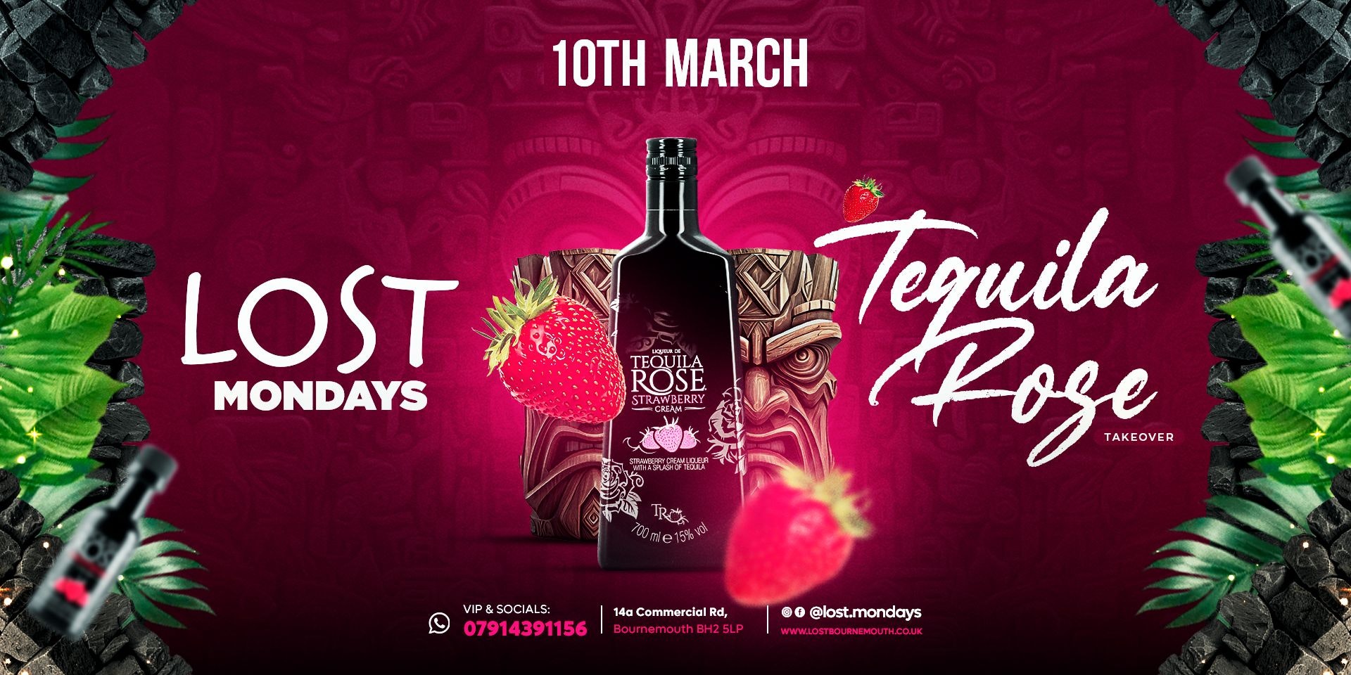 Lost Mondays 🌴tequila rose takeover 💕