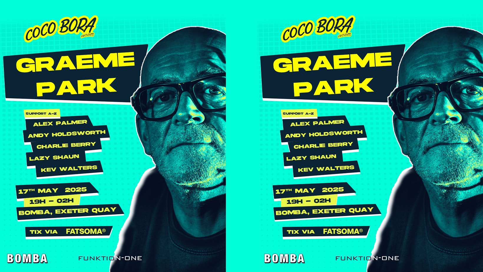 GRAEME PARK (The Hacienda) – House – Sat 17 May – Bomba – Exeter