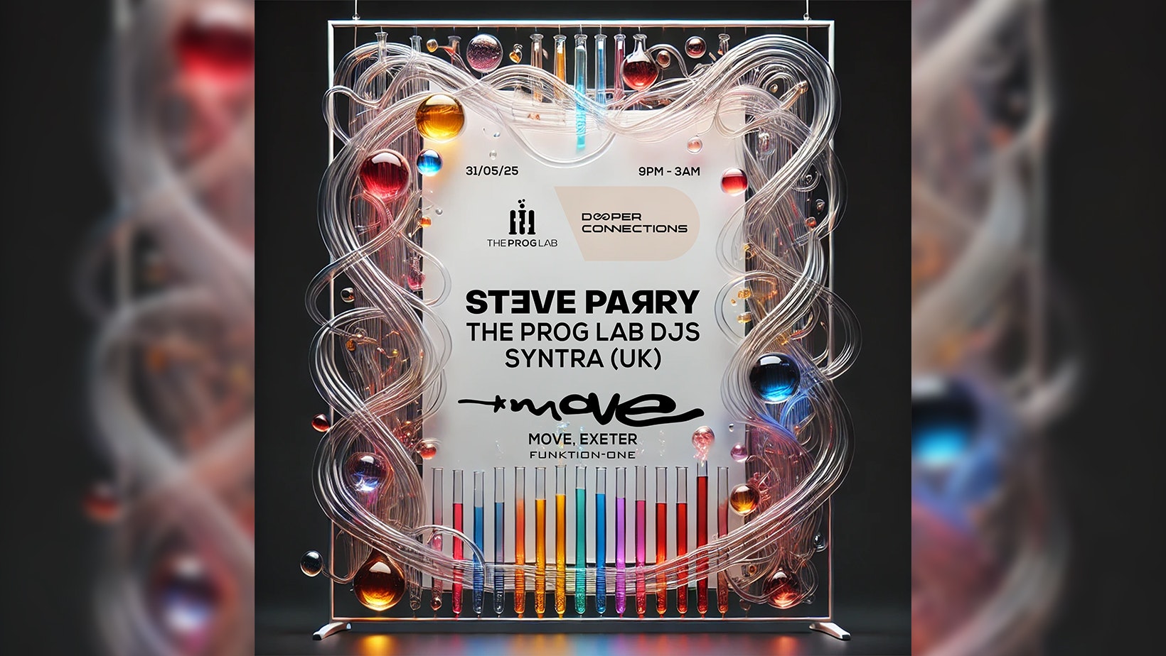 STEVE PARRY – THE PROG LAB DJs – SYNTRA (UK) – Sat 31 May – Move Exeter