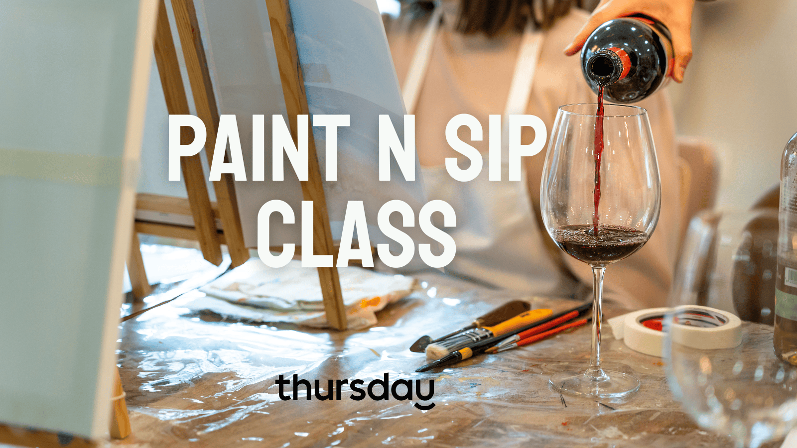 Thursday | PAINT N SIP SINGLES CLASS | Osborne Park