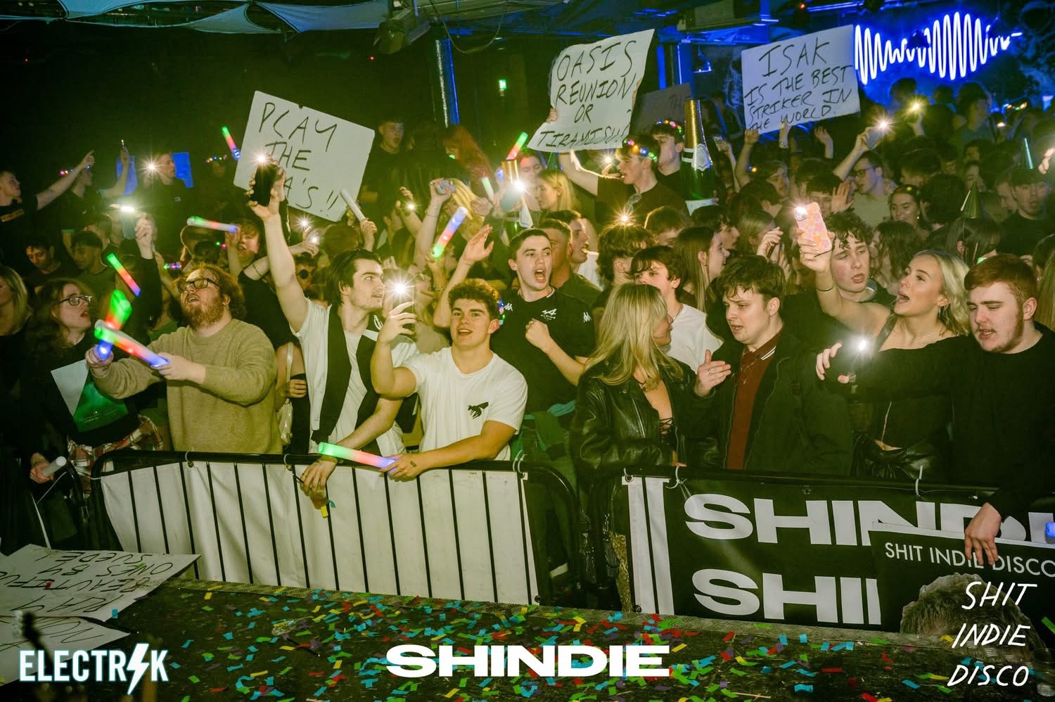 Shit Indie Disco – SHINDIE – “FESTIVAL VIBES IN A CLUB” –  3 Rooms of Music – GRAMMY’S WINNERS FLOOR 2 SPECIAL! 🏆  Pop, Dance, Chart / Indie / Throwbacks, Cheese / Emo  🚨 £3.50 VODKA DBLS ALL NIGHT LONG 🚨 THIS WILL SELL OUT!!