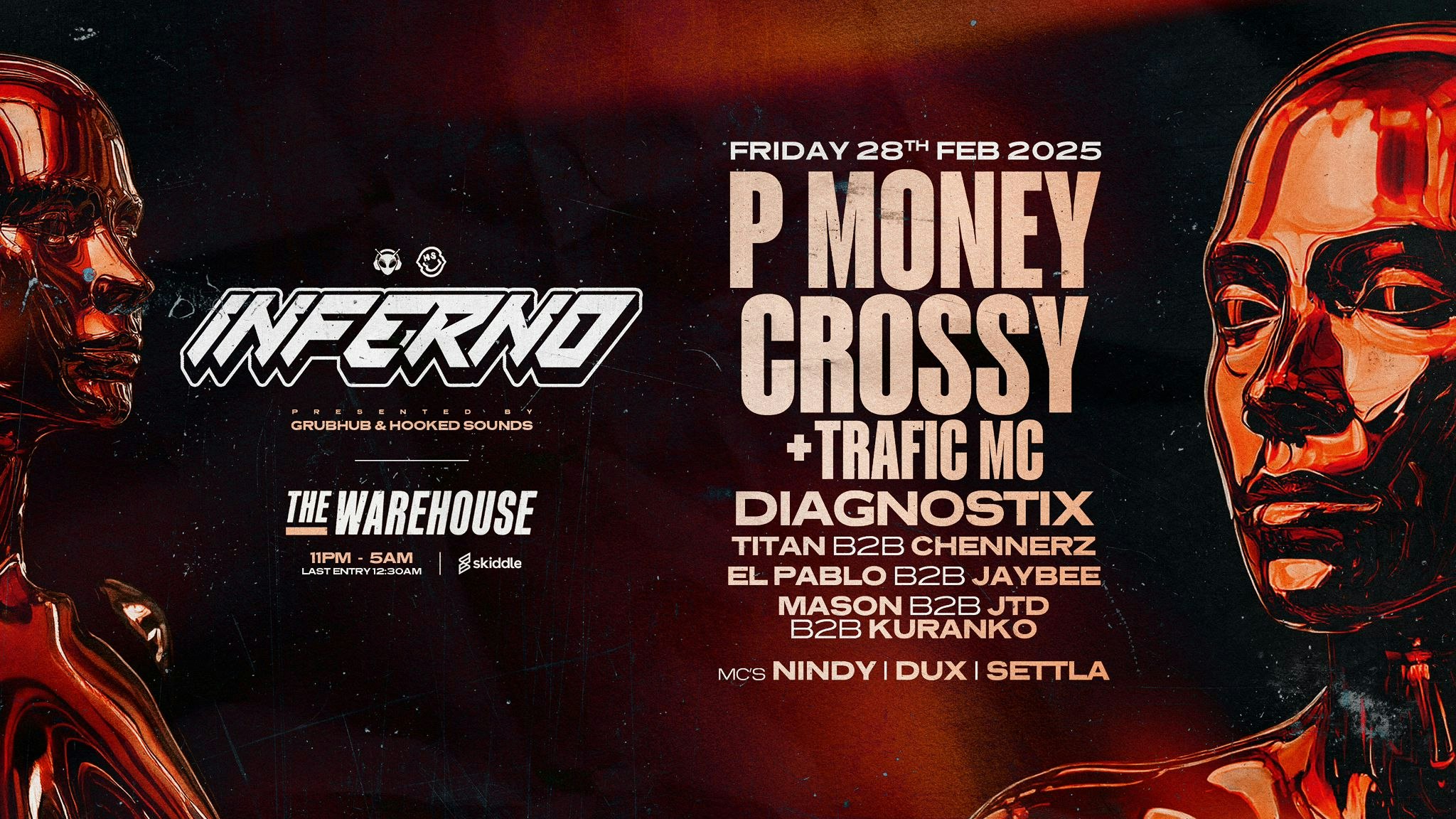 Inferno – P Money, Crossy, Diagnostix + Special Guests