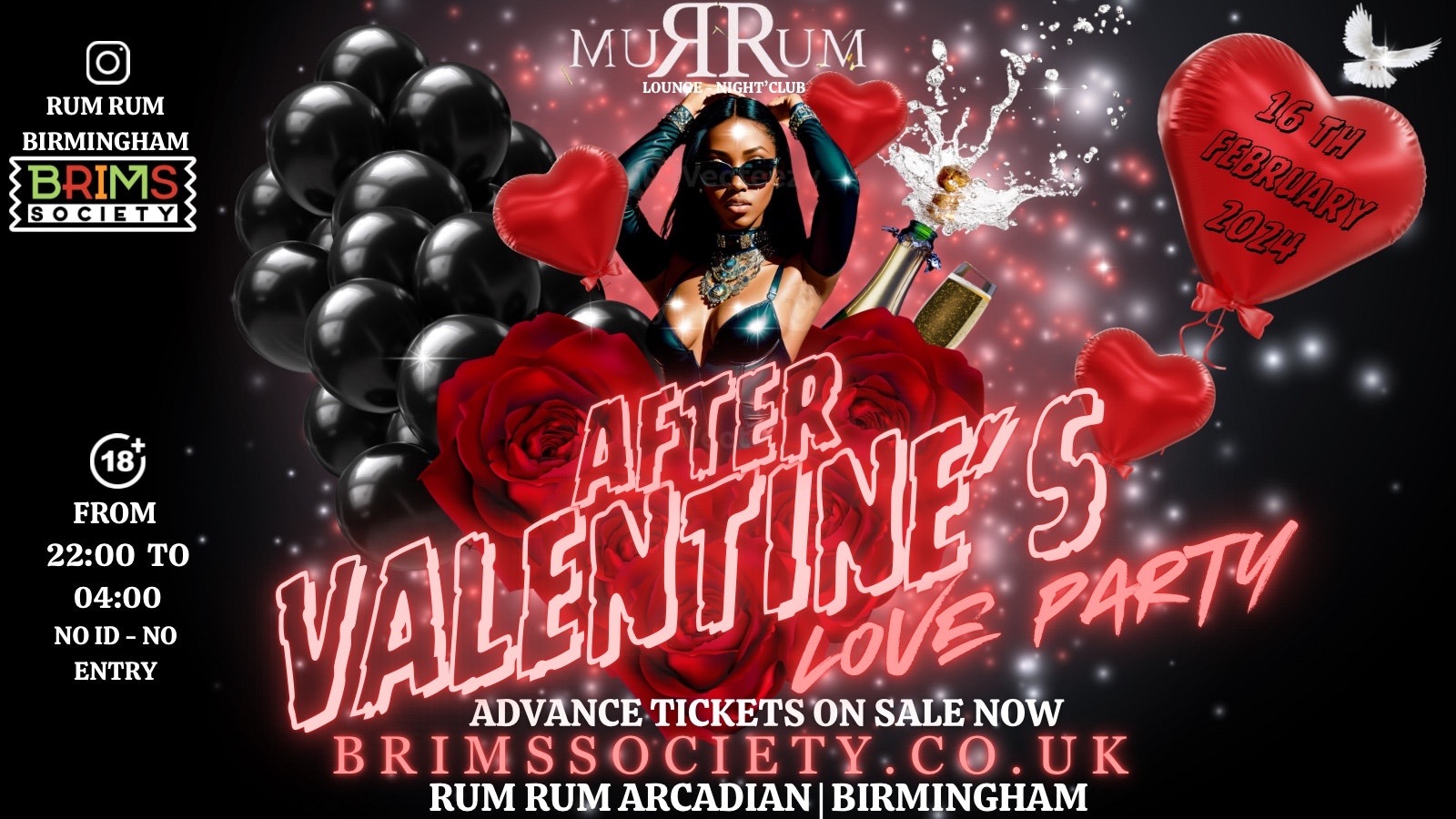 🌹 FRIDAY VALENTINES SPECIAL WEEK – PARTY WITH YOUR LOVER AT RUM RUM 😉😍🚨