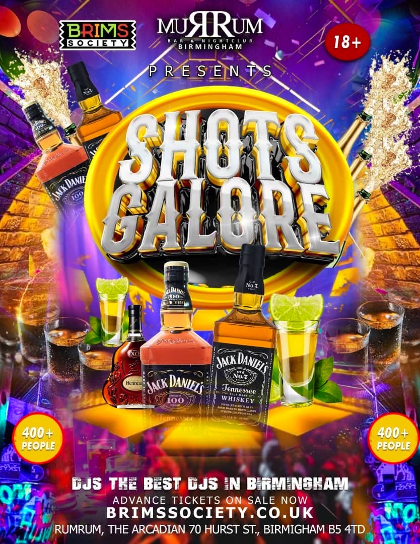 SHOTS GALORE EDT 13| 100 FREE TICKETS | £1 SHOTS FOR THE NIGHT😱🔥