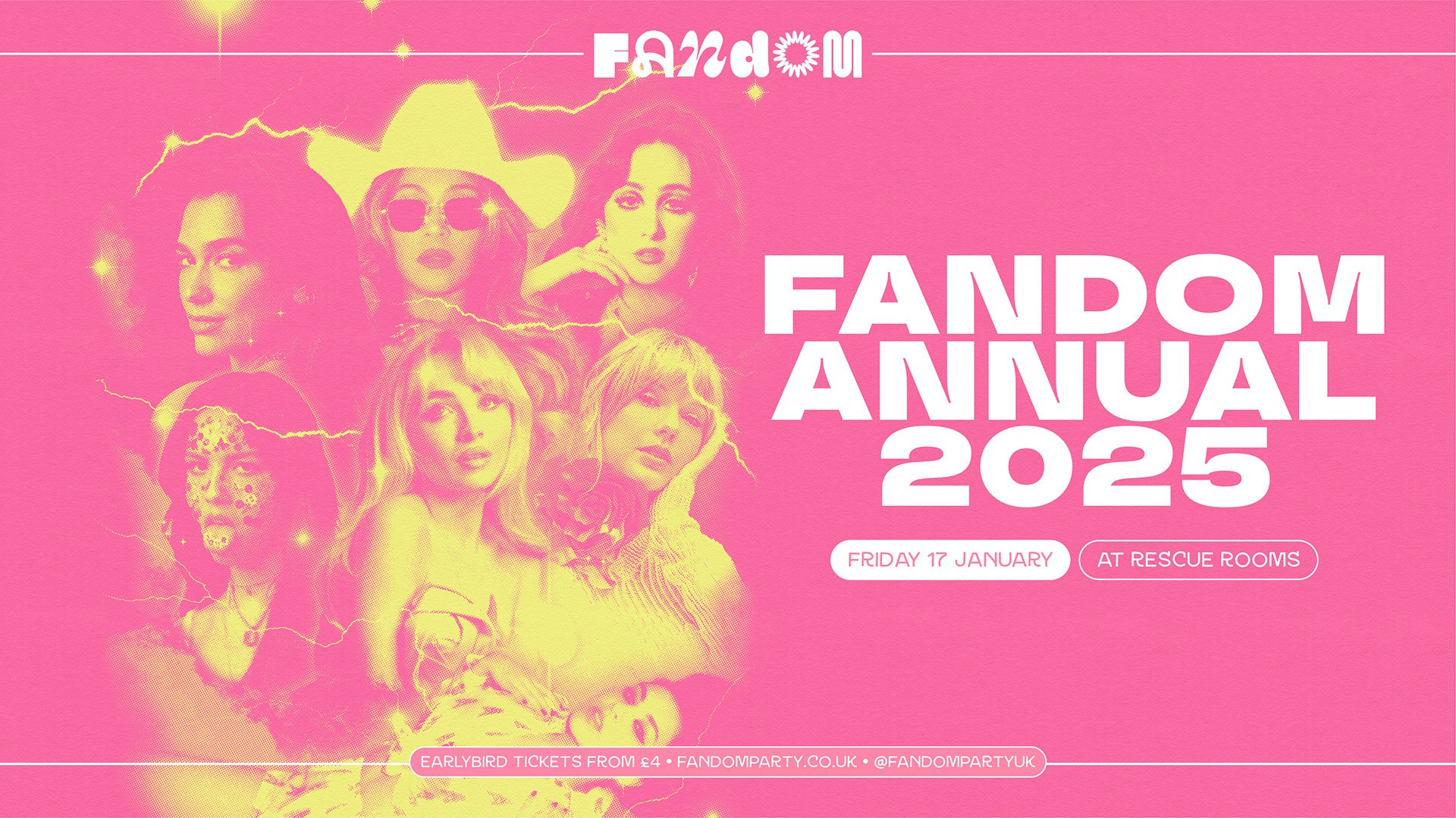 Fandom Annual 2025 💿 Fandom @ Rescue Rooms, Nottingham