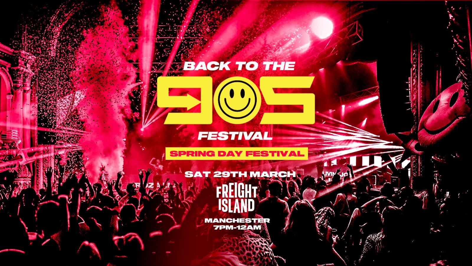 Back To The 90s Festival – Saturday 29th March – Freight Island Manchester [FINAL TICKETS REMAIN!]