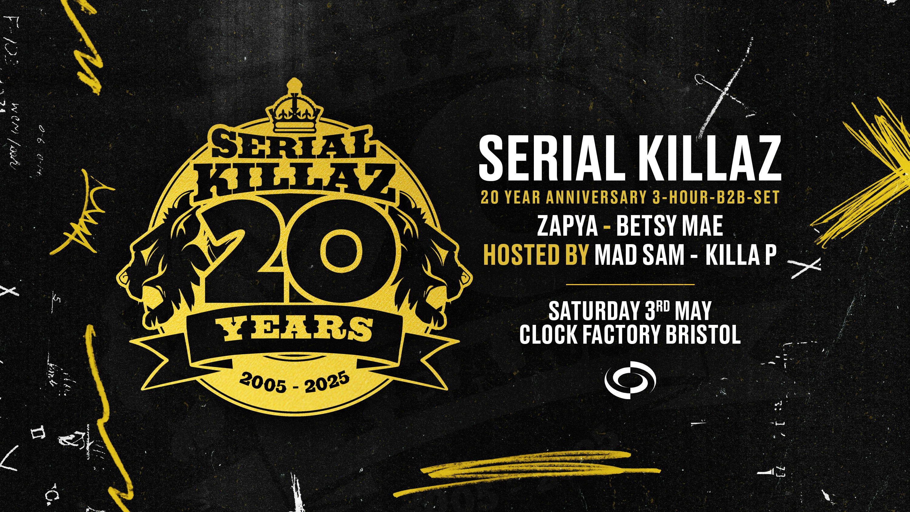 20 Years of Serial Killaz [3 Hour Set] • Bristol (FREE ENTRY)