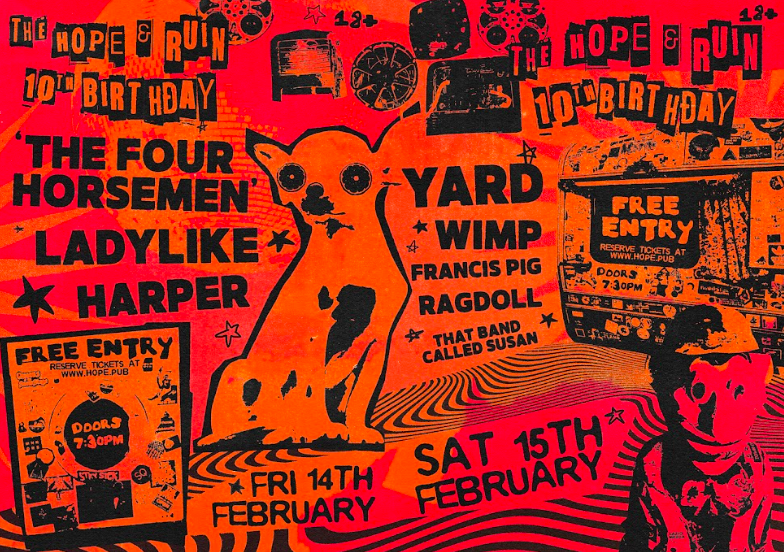 H&R 10th Birthday: YARD, WIMP, Francis Pig, Radgoll, That Band Called Susan