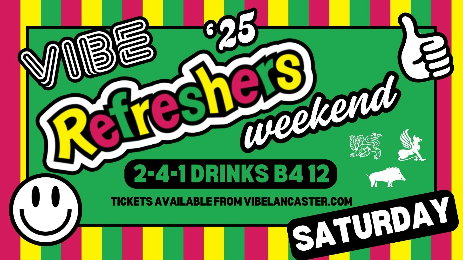 ReFreshers Weekend! Saturday 18.01.25