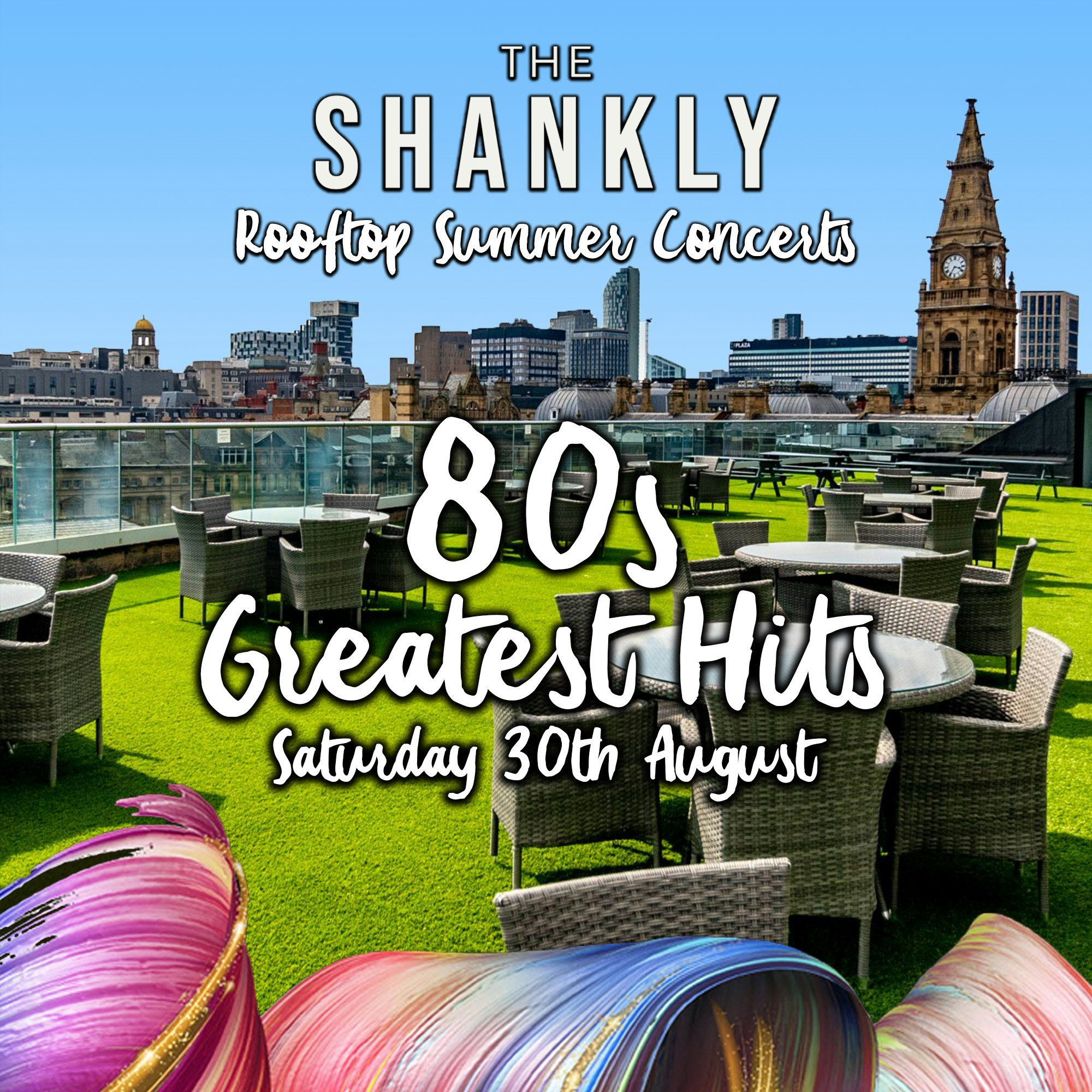 80s Greatest Hits – The Shankly Rooftop Summer Party