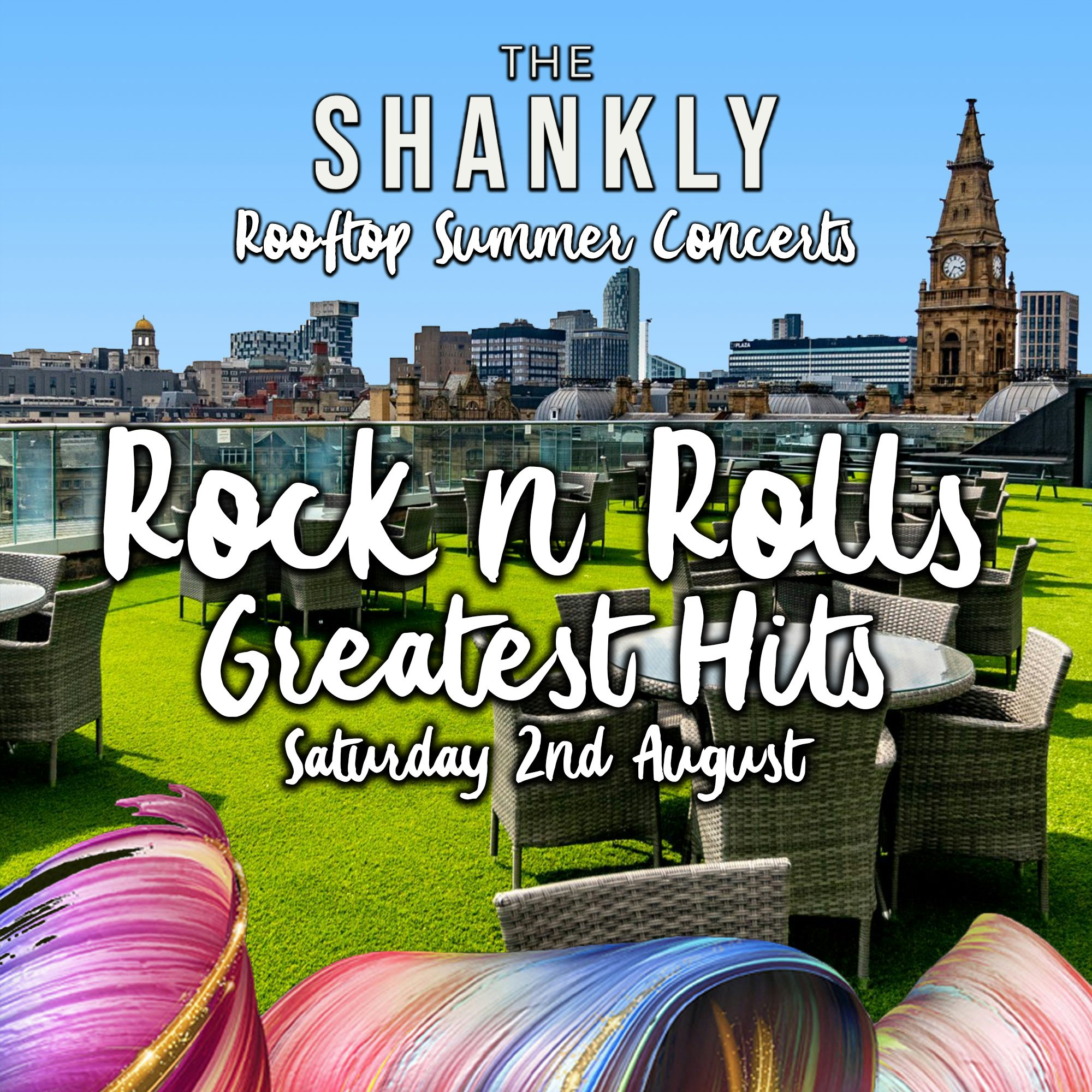 Rock & Roll Greatest Hits – The Shankly Rooftop Summer Party