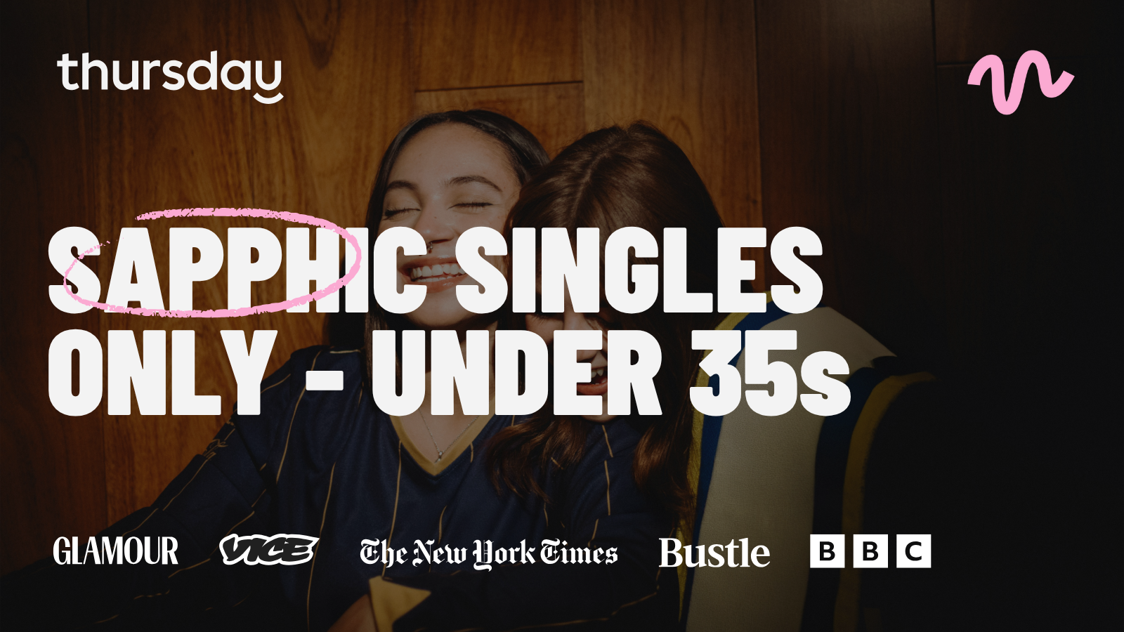 Thursday | Sapphic Singles (Under 35’s) | The Plotting Parlour, Kemptown