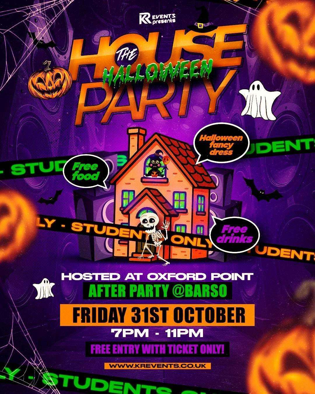 The Halloween House Party hosted at Oxford Point 👻