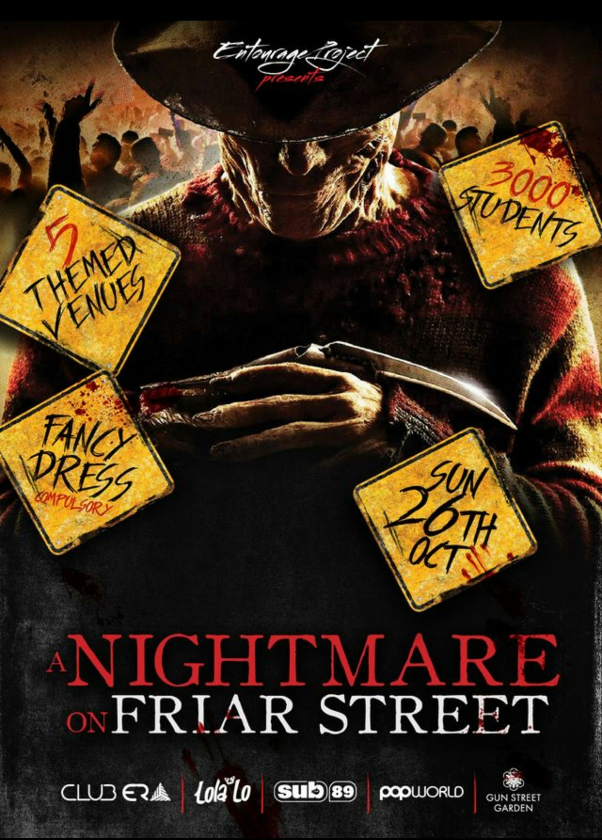 NIGHTMARE ON FRIAR STREET – VIP BOOTHS