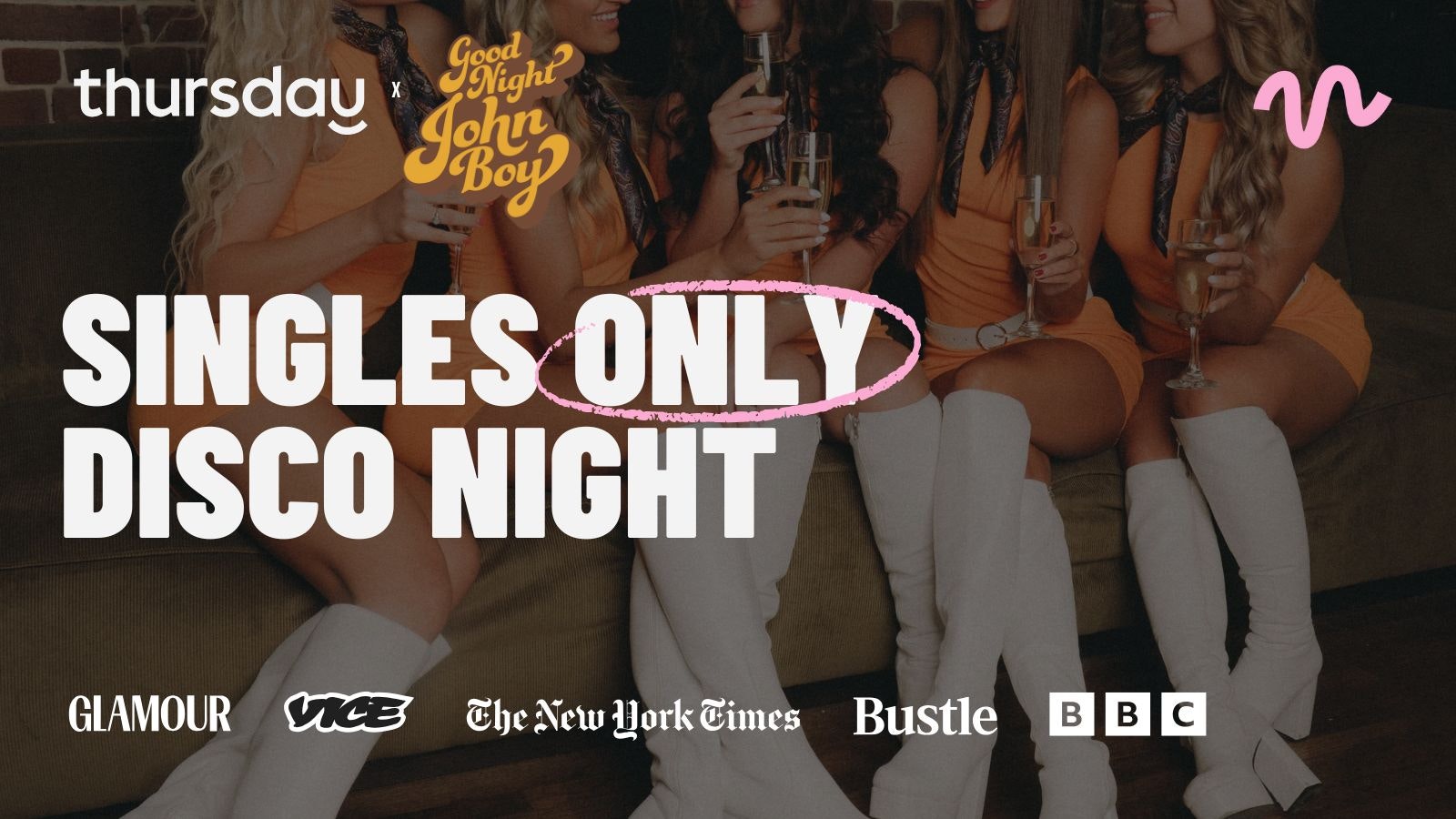 THURSDAY | SINGLES NIGHT 🕺 GOOD NIGHT JOHN BOY | DELRAY