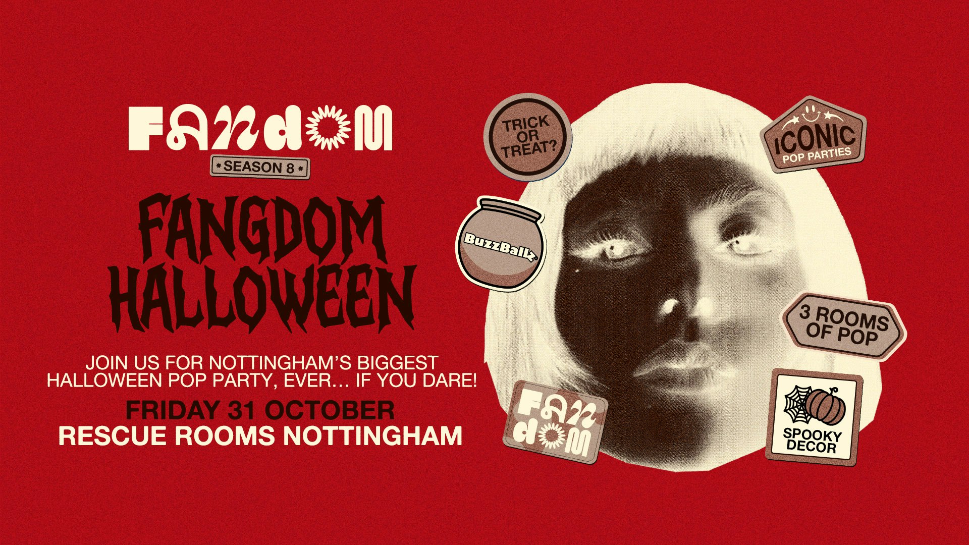 FANGDOM Halloween 🧛‍♀️ Rescue Rooms, Nottingham