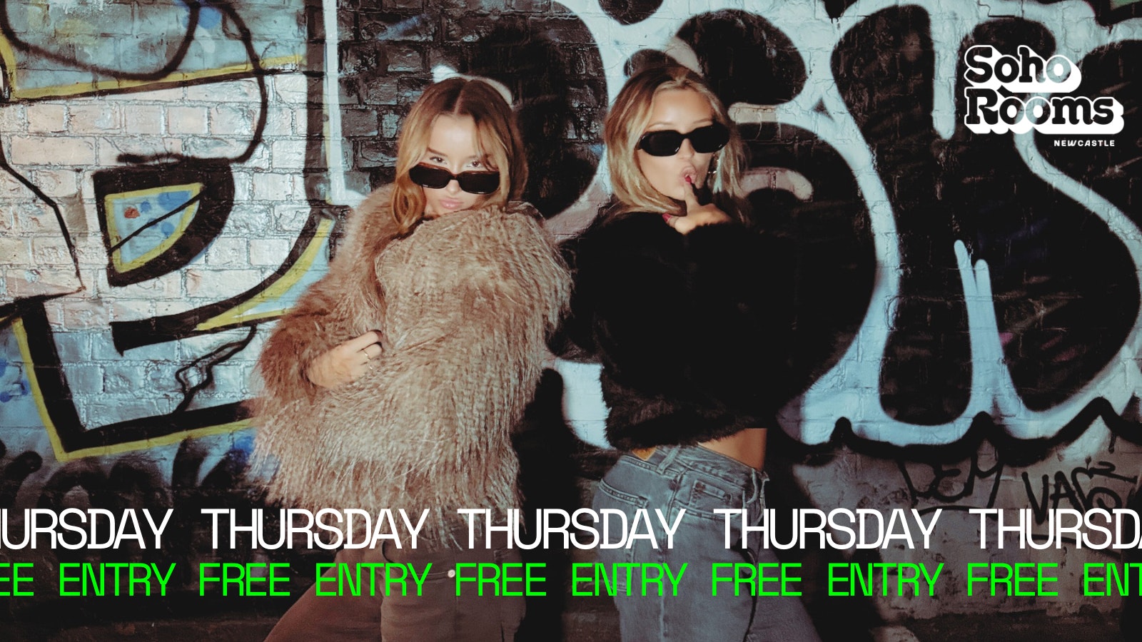 Free Entry Thursdays | Thursday 16th October | Soho Rooms Newcastle