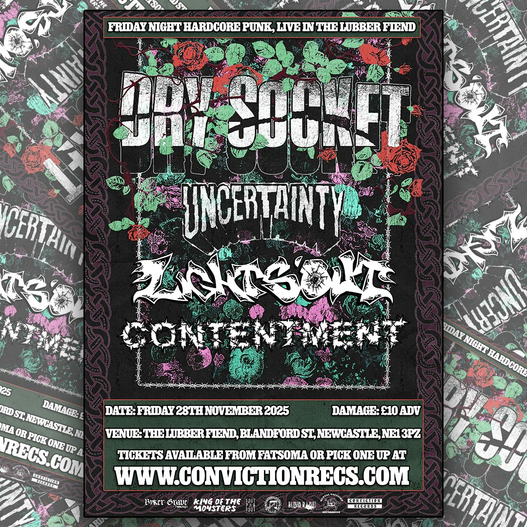 Dry Socket / Uncertainty @ The Lubber Fiend 28/11/25