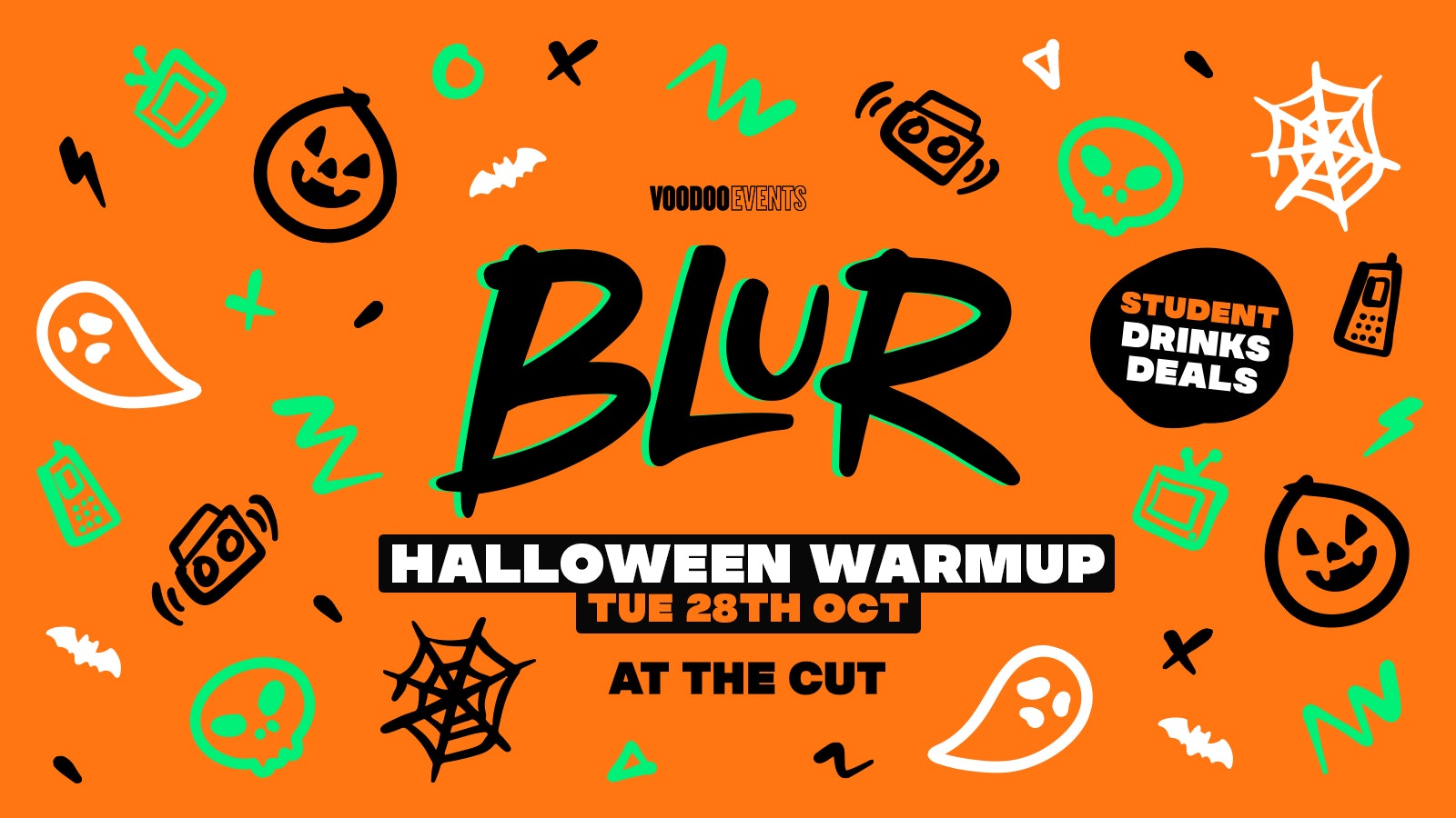 BLUR Tuesdays at TheCUT! HALLOWEEN WARM UP! 🎃