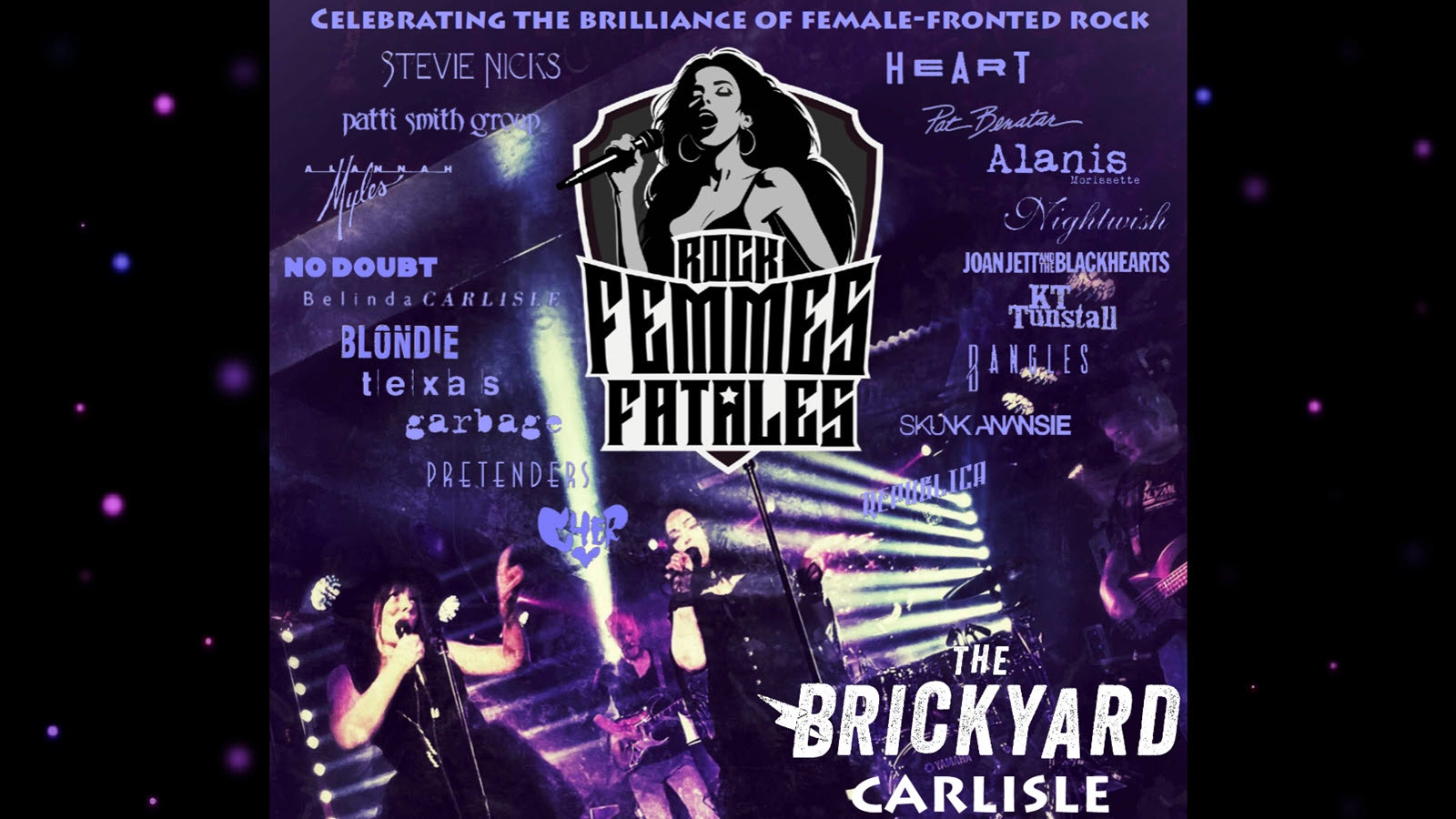 ROCK FEMMES FATALES – Celebrating the Brilliance of Female Rock Artists Through the Ages!