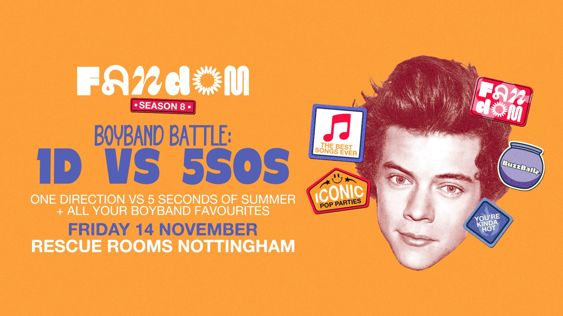 Boyband Battle: 1D vs 5SOS 🏆 Rescue Rooms, Nottingham