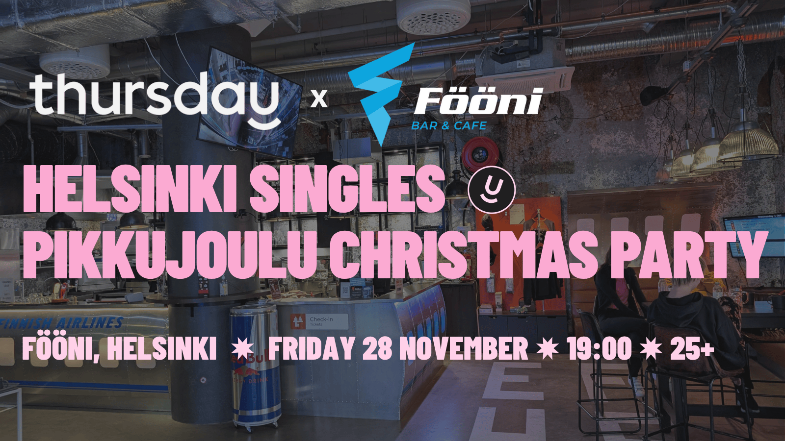 Friday | Singles Pikkujoulut Christmas Party | Fööni (25+) | Helsinki