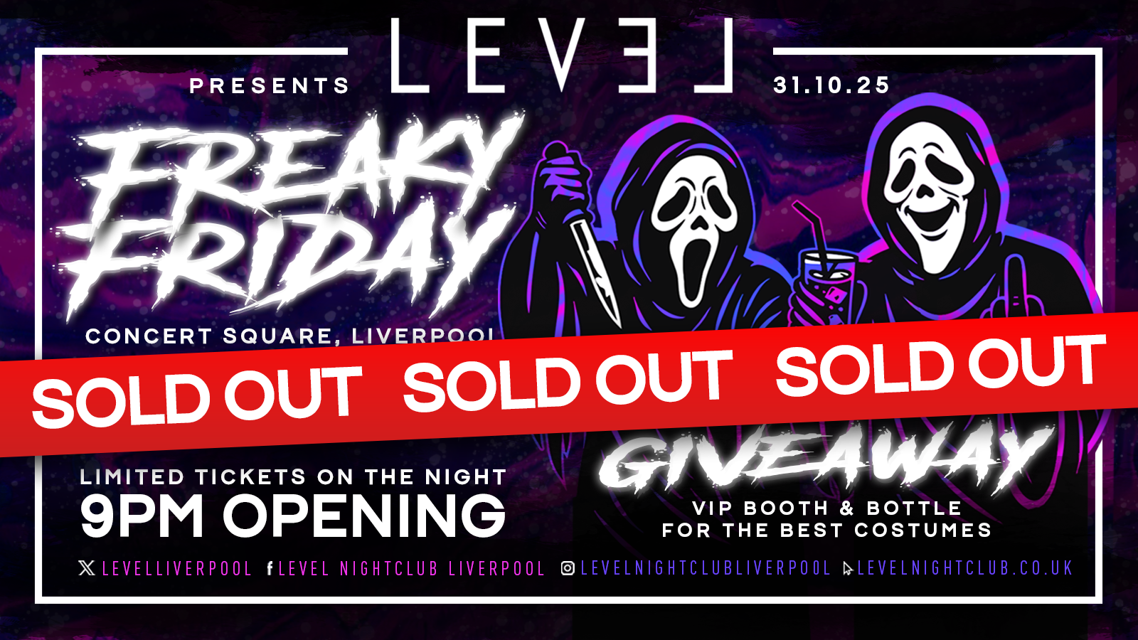 LEVEL Presents FREAKY FRIDAY