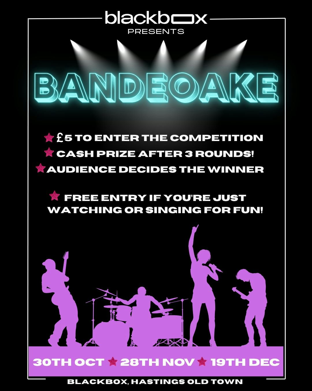 Bandeoke – Karaoke with a live band!
