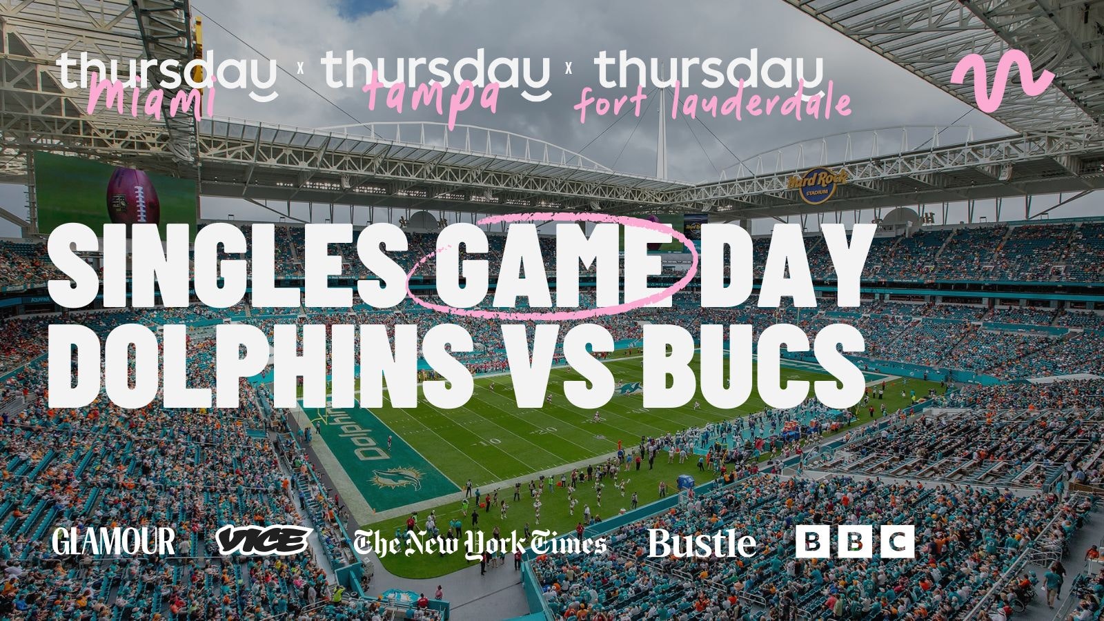 Sunday | Singles Social Club Miami Dolphins vs Tampa Bay Buccaneers Football Game 🏈 All Day Experience | Hard Rock Stadium