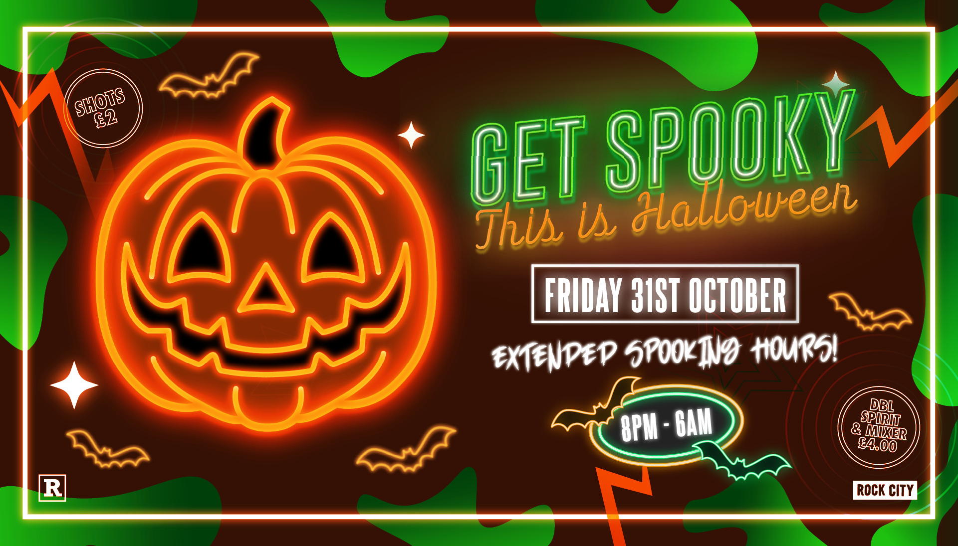 Get Lucky – GET SPOOKY – THIS IS HALLOWEEN! (EXTENDED SPOOKING HOURS) – Nottingham’s Biggest Friday Night – 31/10/25