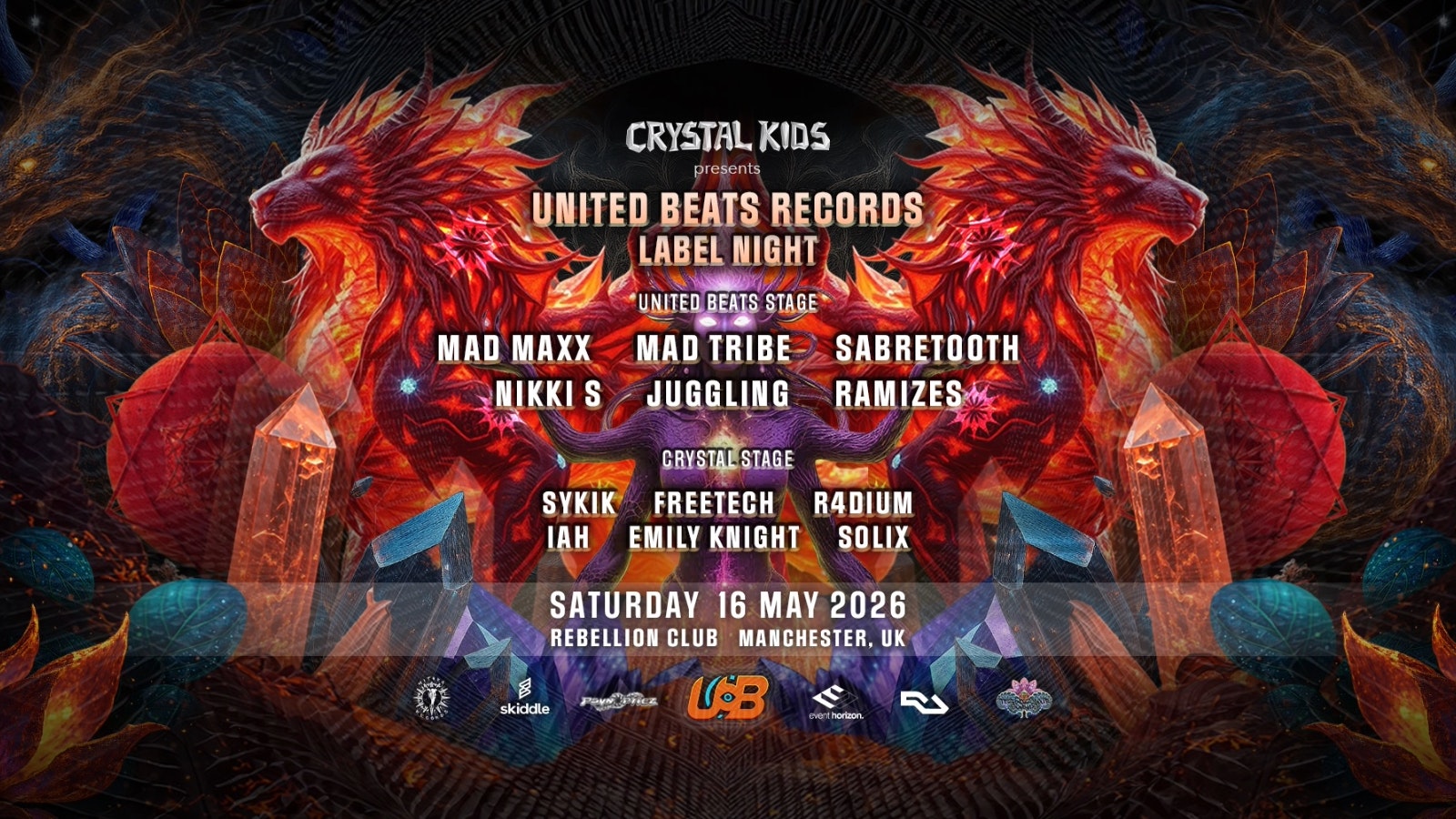 Crystal Kids Presents – United Beats Label Night