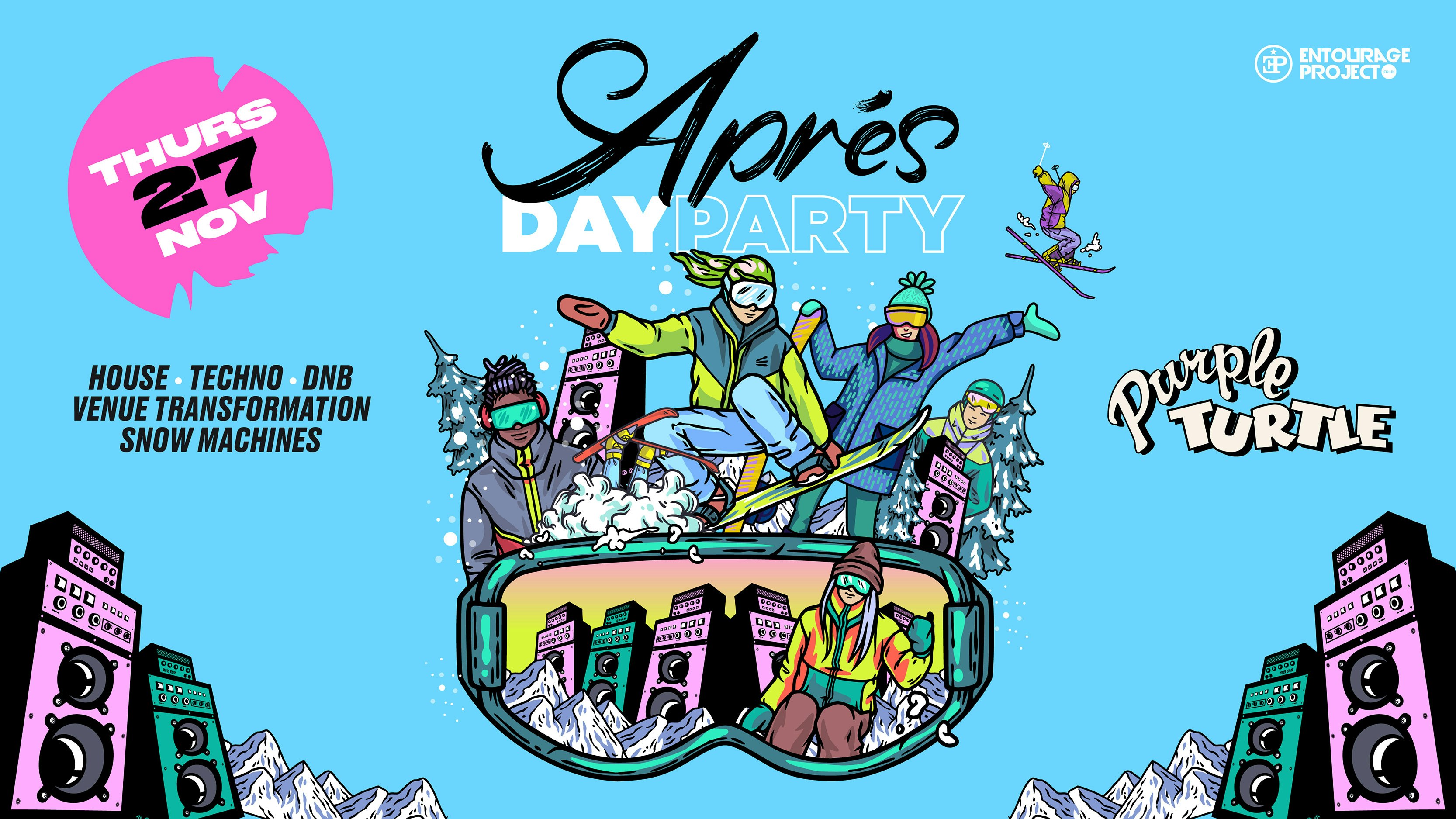 APRÉS – DAY PARTY @ PURPLE TURTLE❄️⛷️ ft TOMMY PHILLIPS + JAME🎧