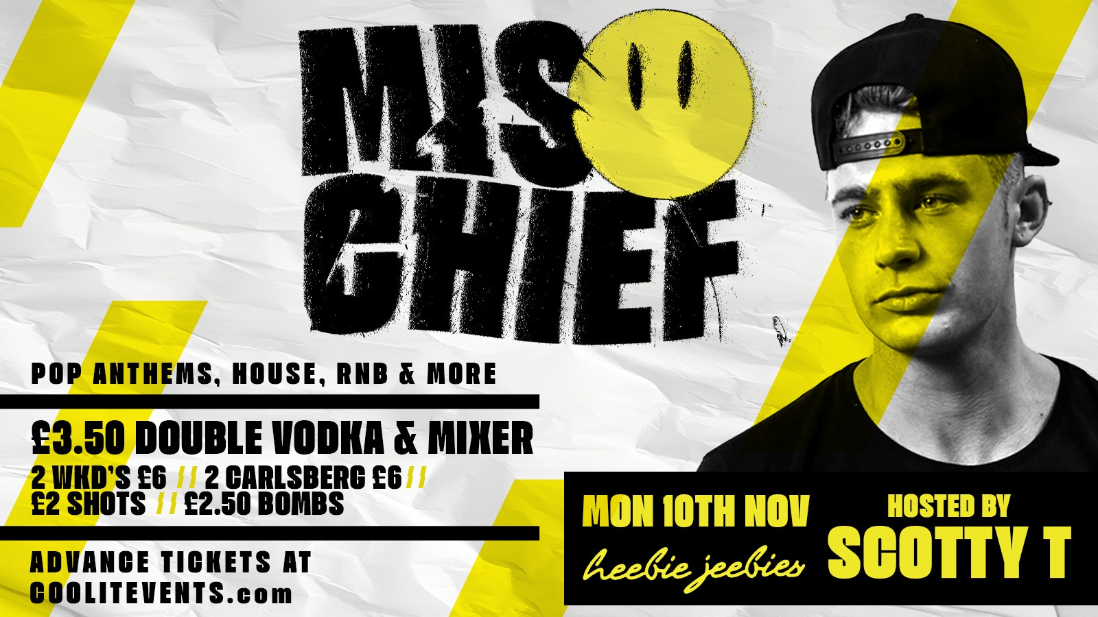 💥⚠️ MISCHIEF MONDAYS hosted by SCOTTY T (GEORDIE SHORE) ⚠️💥 BRAND NEW WEEKLY MONDAYS