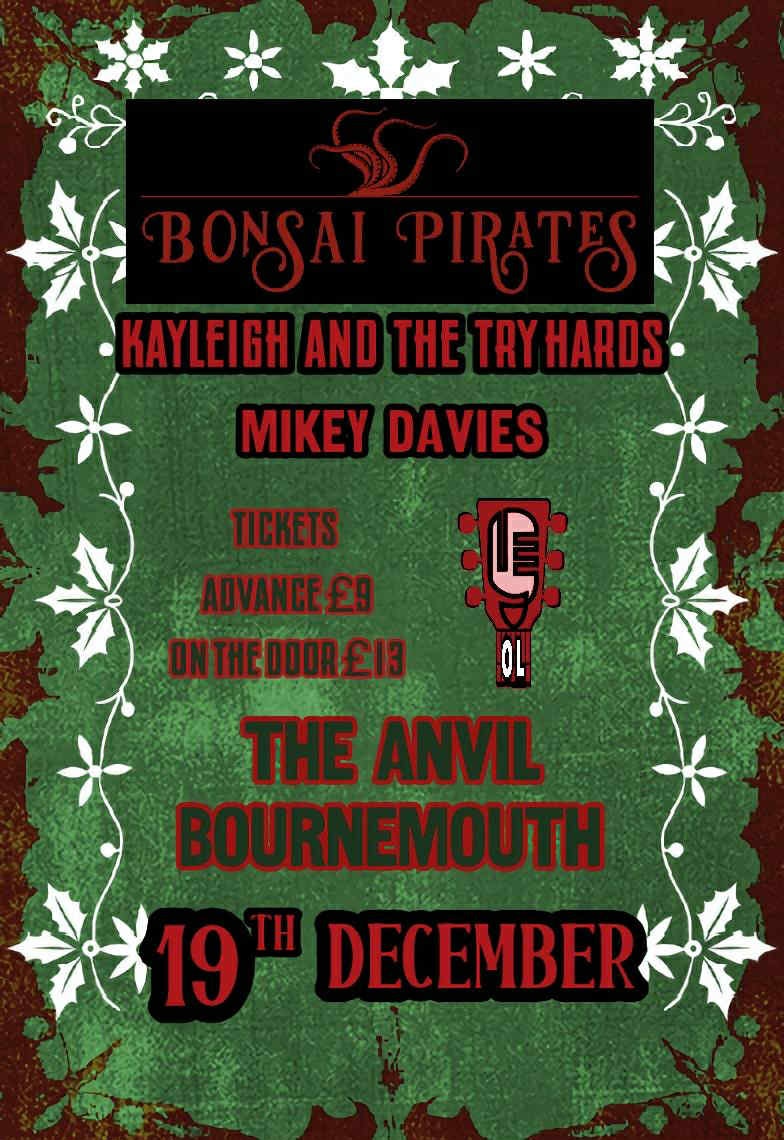 Originality live: Bonsai Pirates / Kayleigh and The Try Hards / Mikey Davis