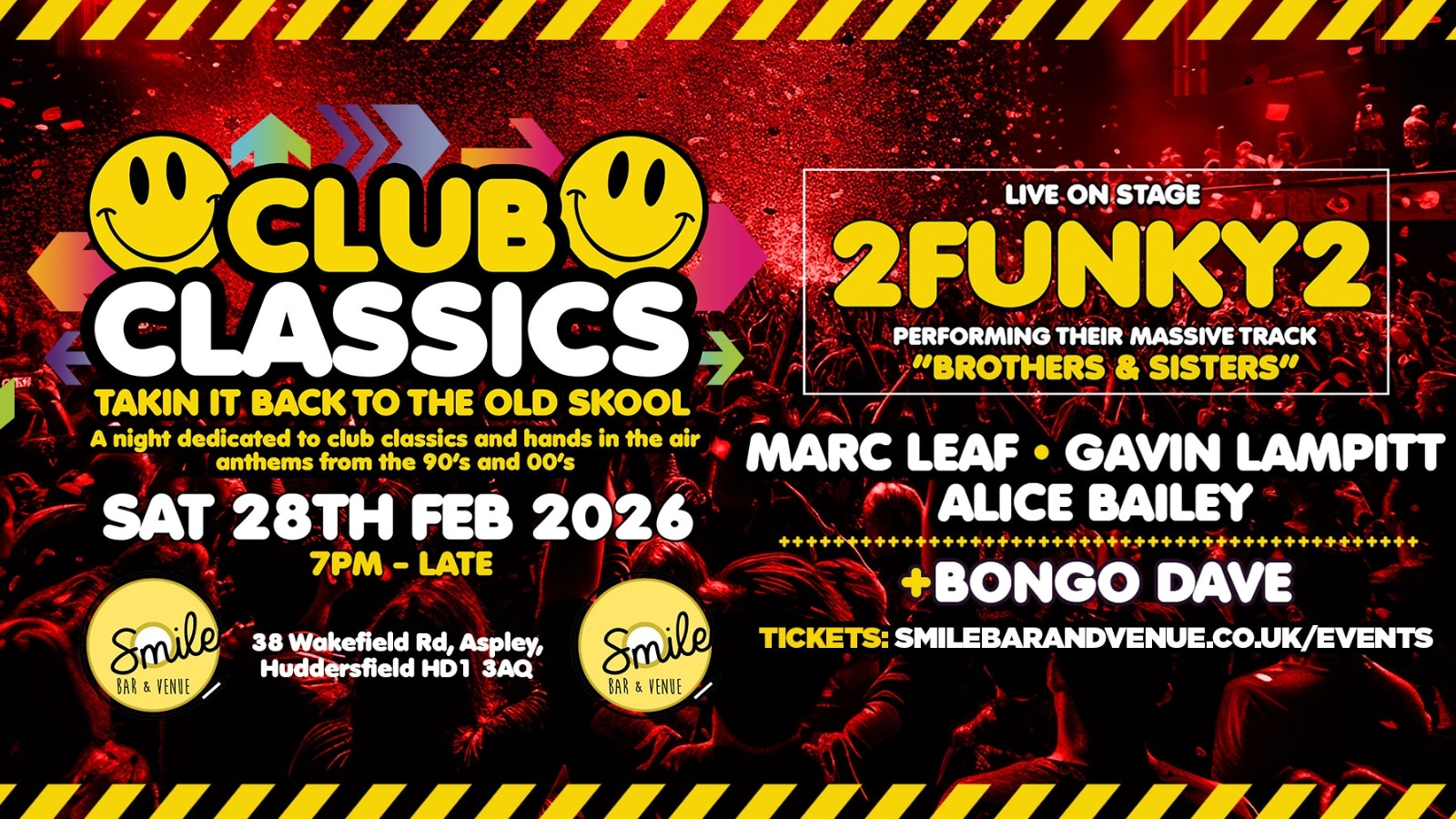 CLUB CLASSICS – ANTHEMS from the 90’s and 00’s