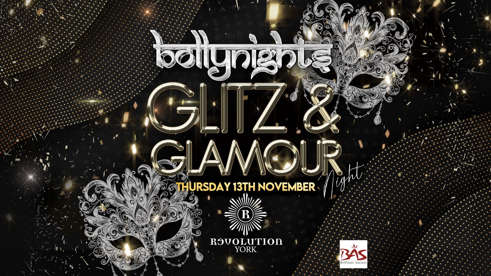 Bollynights York – Glitz & Glamour | Thursday 13th November | Revolution